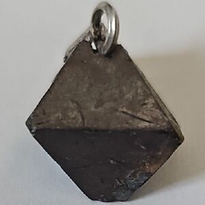 Magnetite Octahedron Pendant Necklace